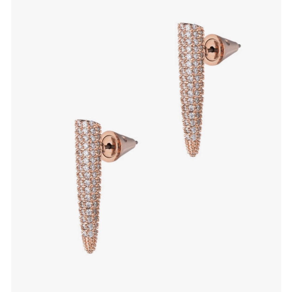 Eddie Borgo Pavé Rose Gold Earrings